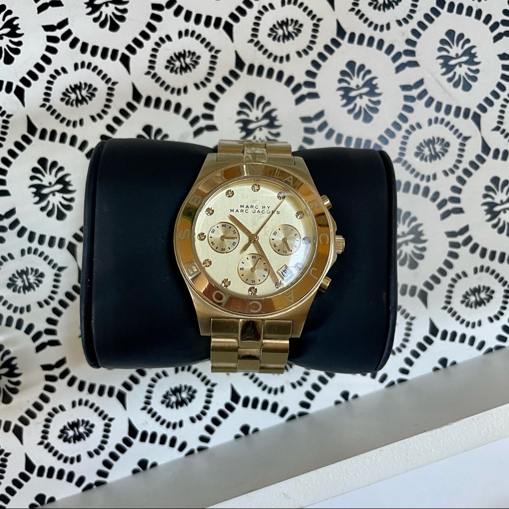 Gold Marc Jacobs Watch